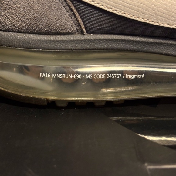 Men's Vintage fragment x Nike Air Max LD-Zero in Cool Grey Hiroshi Fujiwara 11 - Picture 6 of 8